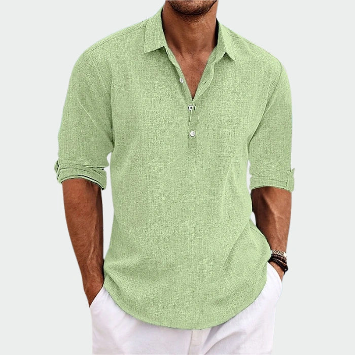 1 acheté = 1 offert - Chemise Vincent en lin 100% premium