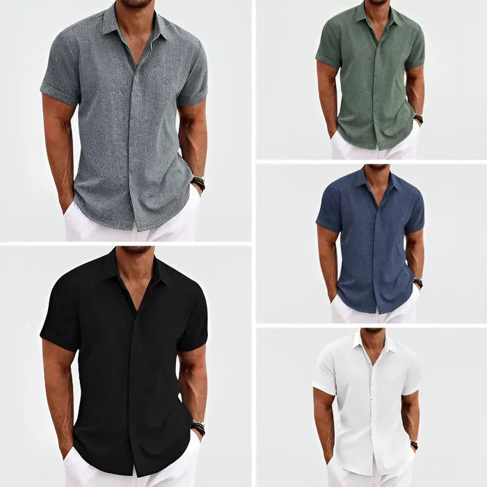 1 acheté = 1 offert - Chemise Antony en lin premium
